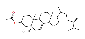 24-Methyl-24(25)-dehydrolophenol acetate